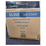 Uline Lab Coats 4X - Large 25/Box