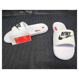 New Nike White Slides Shoes Size 9
