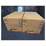 2 boxes of 6 75W LED Light Bulbs BR40 Daylight