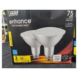 2 Boxes 75W LED Light Bulbs and 4 Boxes 60W LED Bulbs Vivid Natural Light