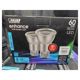 2 Boxes 75W LED Light Bulbs and 4 Boxes 60W LED Bulbs Vivid Natural Light