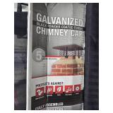 Adjustable Galvanized Chimney Cap Black Powered Coated Finish