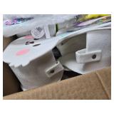 Easter Basket Starter Kit for 4 Children, Baskets, Grass, Eggs, Toys and More