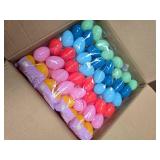 Box of 500 New Plastic Easter Eggs