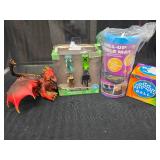 Misc. Toys, Roll up Puzzle Mat Dragon Missing one Wing