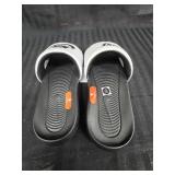 Nike Victori One Slide sz  8 White top Black bottom