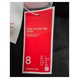 Nike Victori One Slide sz  8 White top Black bottom