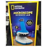 National Geographic Microscope Science Lab NIB STEM 35 Pc 400x Zoom Specimens