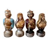 LL - Vintage Chess Set - 28 in Square Board