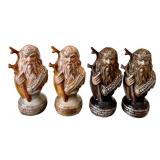 LL - Vintage Chess Set - 28 in Square Board