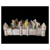 LL - Vintage Chess Set - 28 in Square Board