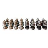 LL - Vintage Chess Set - 28 in Square Board