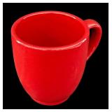 LS - Red Christmas Dinnerware Set - 12 Mugs, 12 Plates (8.5-in), 6 Placemats, 5 Napkin Rings