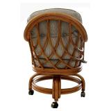 Lane Venture  Vintage Wicker Table & 4 Chairs Set with Cushions