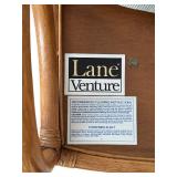 Lane Venture  Vintage Wicker Table & 4 Chairs Set with Cushions