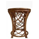 Lane Venture  Vintage Wicker Table & 4 Chairs Set with Cushions