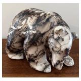 Tom Vail Navajo Horsehair Pottery Bear Figurine