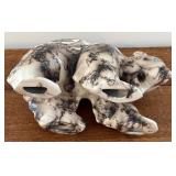 Tom Vail Navajo Horsehair Pottery Bear Figurine
