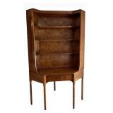 Vintage Ethan Allen American Heirloom Desk with Bookcase - Nutmeg Finish, Maple/Birch