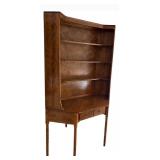 Vintage Ethan Allen American Heirloom Desk with Bookcase - Nutmeg Finish, Maple/Birch