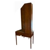 Vintage Ethan Allen American Heirloom Desk with Bookcase - Nutmeg Finish, Maple/Birch