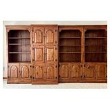 Vintage Ethan Allen Four-Piece Entertainment Center Set