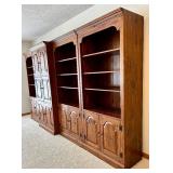 Vintage Ethan Allen Four-Piece Entertainment Center Set