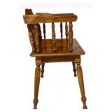 Vintage Ethan Allen Maple Gossip Bench - Telephone Table