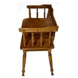 Vintage Ethan Allen Maple Gossip Bench - Telephone Table