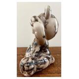 Skeeter Vail Navajo Horsehair Pottery Bear Figurine