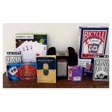 Bicycle 12-Deck Playing Cards & Hoyle Rules 14th Edition & Wizard Deluxe Edition & Grande Cards Lot