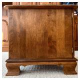 Vintage Ethan Allen Heirloom Nutmeg Maple Side Cabinet Side Table / End Table
