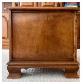 Vintage Ethan Allen Heirloom Nutmeg Maple Side Cabinet Side Table / End Table