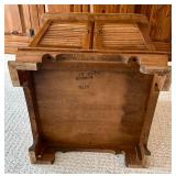 Vintage Ethan Allen Heirloom Nutmeg Maple Side Cabinet Side Table / End Table