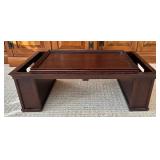 Bombay Company Mahogany Breakfast Table with Lift-Top Tray