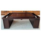 Bombay Company Mahogany Breakfast Table with Lift-Top Tray