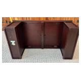 Bombay Company Mahogany Breakfast Table with Lift-Top Tray