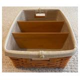 Longaberger Handwoven Baskets - Pair