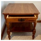 Vintage Ethan Allen End Table with Drawer