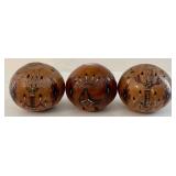 Set of Three Navajo Seed Jars - Pine-Pitched Pottery