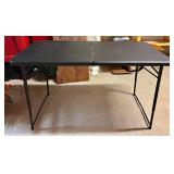 NT5110 Portable Folding Table - 72 in L x 30 in D, 29 in H, Black