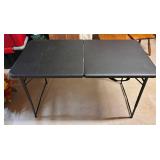 NT5110 Portable Folding Table - 72 in L x 30 in D, 29 in H, Black