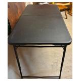 NT5110 Portable Folding Table - 72 in L x 30 in D, 29 in H, Black