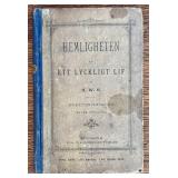 13-volume Vintage Swedish/English Book Lot: Korsblomman 1887-88, Strid och Frid, Henry IV Part I, Webster