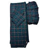 Ethan Allen Plaid Comforter Set - Includes 2 Shams & Bed Skirt