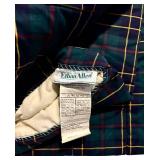 Ethan Allen Plaid Comforter Set - Includes 2 Shams & Bed Skirt