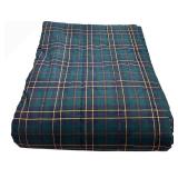 Ethan Allen Plaid Comforter Set - Includes 2 Shams & Bed Skirt