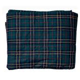 Ethan Allen Plaid Comforter Set - Includes 2 Shams & Bed Skirt