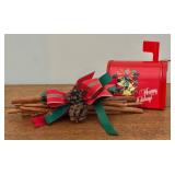 Sanna & Moore Moose - 18.5 in tall Christmas Decor Lot with Santa & Snowman