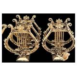 Vintage Victorian Style Christmas Ornaments Lot - Angels, Harps, Lace Balls & More